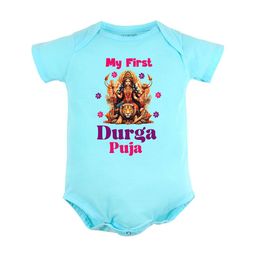 FFLIRTYGO Durga Puja Printed Round Neck Cotton Bodysuit-picture-21