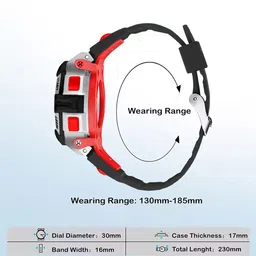 Time Up Unisex Kids Dial & Bracelet Style Straps Digital Multi Function Watch WF45-107 image 2