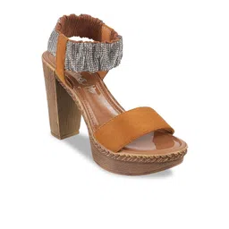 Catwalk Women Solid Open Toe Block Heel Sandals image 1