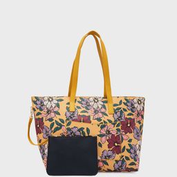 Caprese Women Vanessa Floral Printed Shopper Tote Bag-picture-12