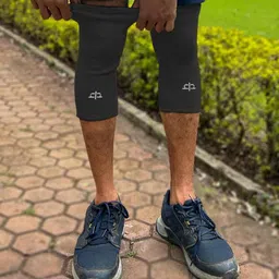 Heelium Bamboo Compression Knee Sleeves For Blood Circulation & Recovery image 1