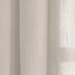 HOMEMONDE White Set of 2 Sheer Door Curtain image 5
