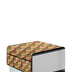 The Furnishing Tree Yellow Plastic Refrigerator Cover image 3