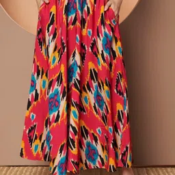 ZWERLON Printed Flared Palazzos image 2