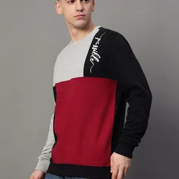 OPERATIVE Men Colourblocked Sweatshirt-picture-17