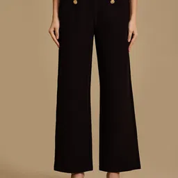 Kazo Women Relaxed Flared Trouser-picture-18