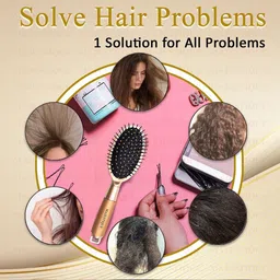 MAJESTIQUE Oval Cushion Detangling Brush image 4