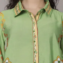 Dora Dori Printed Shirt With Trousers Co-Ords image 3