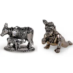 SALONI FASHION JEWELLERY Silver Brass Idol Showpieces-picture-48