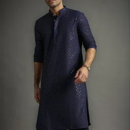 Moda Rapido Men Blended Straight Kurtas image 2