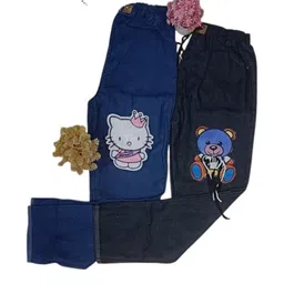 FLASTEENO Girls Regular Fit Mid-Rise Stretchable Jeans-image-5