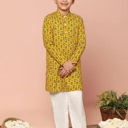 Sangria Boys Printed Kurta With Trousers image 3