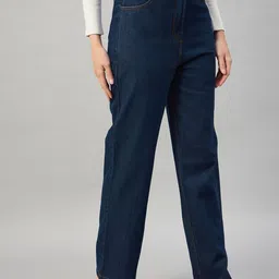 R.Code by The Roadster Life Co. Women Flared High-Rise Slash Knee Jeans image 3