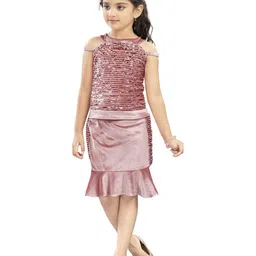 Lei-Chie Girls Embellished Top with Skirt-picture-24