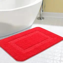 saral home Polyester Bathroom Mat image 5