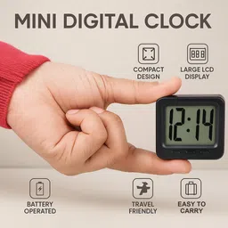 regals choice Digital Black Clock image 3