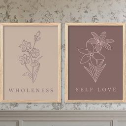 WALLLANE Brown Wood Wall Art-picture-44