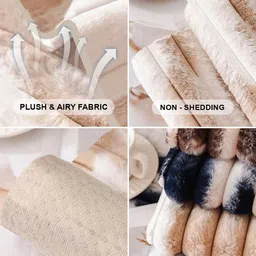 DREAM CARE Beige & Cream-Coloured Printed Polyester 3 Piece Sofa Cover With Arms image 4