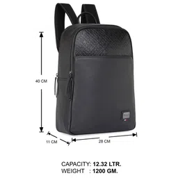 Tommy Hilfiger Unisex Leather Hackney Backpack image 4