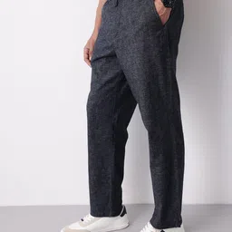 Mast & Harbour Men Relaxed Fit Casual Trousers-picture-22