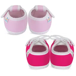 NESKA MODA Unisex Kids Cotton Booties image 4