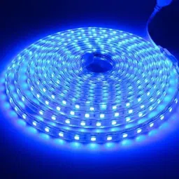 clive india 1200 LEDs 10 m Blue Steady Strip Rice Lights image 4