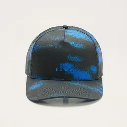THE BEAR HOUSE Men Self Design Baseball Cap image 3