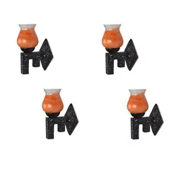 SOMIL Orange Glass Cylinder Printed Wall Lamps-picture-24
