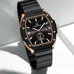 Naviforce Women Dial & Stainless Steel Bracelet Style Straps Analogue Watch NF8068L_RG B-picture-18