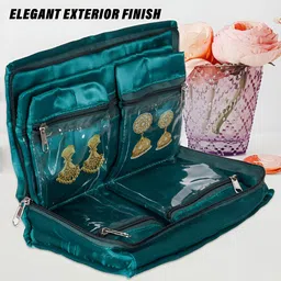 Aura Green Set of 2 Regular Jewellery Organiser Organisers image 3