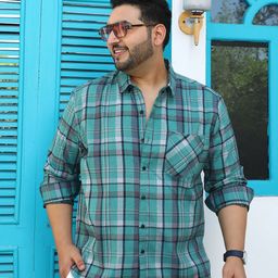 Instafab Plus Men Other Checks Checked Regular Shirt-picture-4