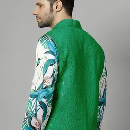 utsav fashion Utsav FashionEmbroidered Nehru Jackets image 4