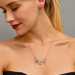 Arzonai Gold-Toned Stainless Steel Necklace-image-44