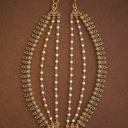 Kushal's Fashion Jewellery Women Ethnic Antique Beaded Matil-image-68
