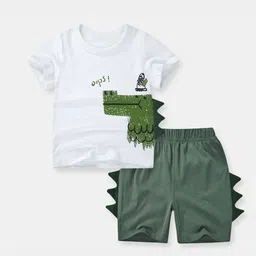 StyleCast Unisex Kids Printed T-shirt with Shorts image 1