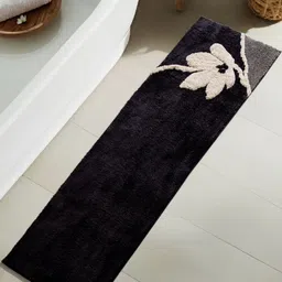 Home Centre Nova Ecliptic Saga Fauna Black & White Printed 1800 GSM Anti-Slip Bath Rugs-image-53