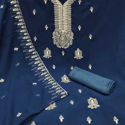 KALINI Embroidered Unstitched Dress Material-picture-15