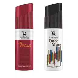 Ramsons Men Set Of 2 La Opale & Once More Long Lasting Deodorant Spray - 40 ml Each-picture-11