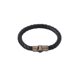 The Roadster Lifestyle Co. Black Leather Wraparound Bracelet-picture-19
