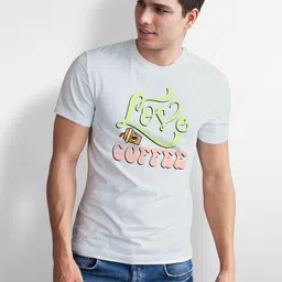 Seekbuylove Men Typography Printed Bio Finish T-shirt image 2