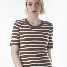 ONLY Striped Pullover Sweater image 2