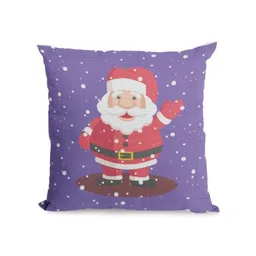THEYAYACAFE Violet & Red Graphic Printed Square Shaped Cushion Cover image 5