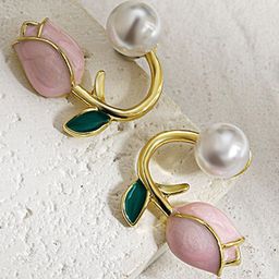 PolluxCraft Floral Studs Earrings-picture-39