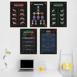 escaper Explore Bearish and Bullish Trends with Stock Market Charts! Paper Print image 5