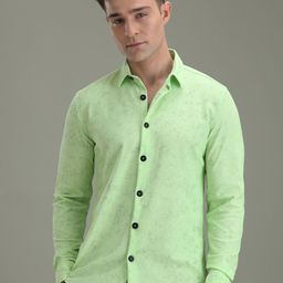 Banana Club Men Classic Slim Fit Opaque Casual Shirt-picture-40