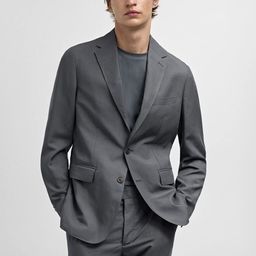 MANGO MAN Single-Breasted Slim Fit Suit Blazer-picture-13