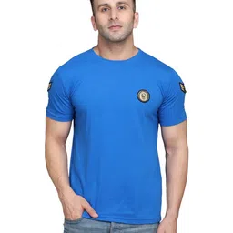 Blisstone Round Neck Applique Slim Fit Cotton Casual T-shirt-picture-24
