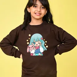 NUSYL Girls Printed Sweatshirt-image-80