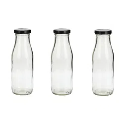 1ST TIME 11 Transparent Glass Solid Water Bottle image 5