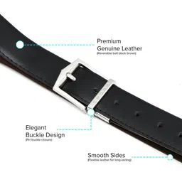 Cross Men Slim Tang Closure Leather Reversible Belt image 4